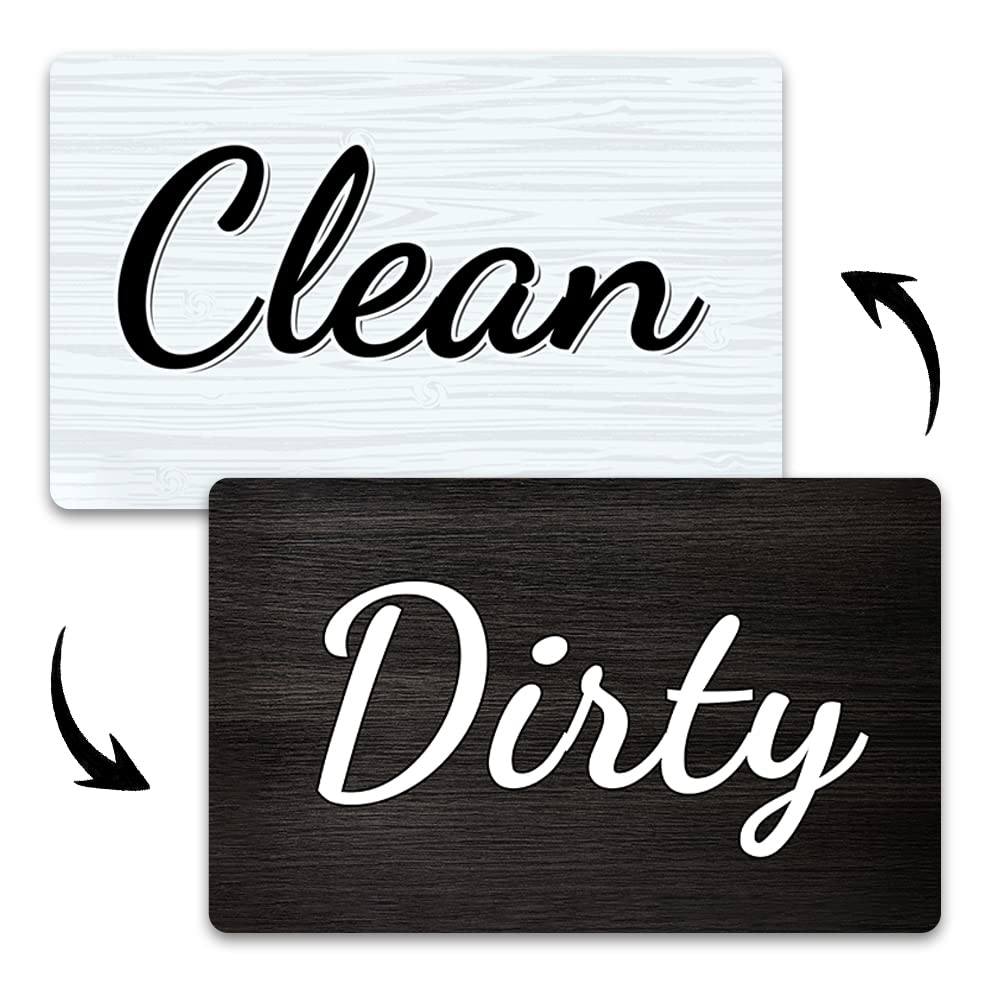 Buy Dishwasher Clean Dirty Sign,Double Sided with