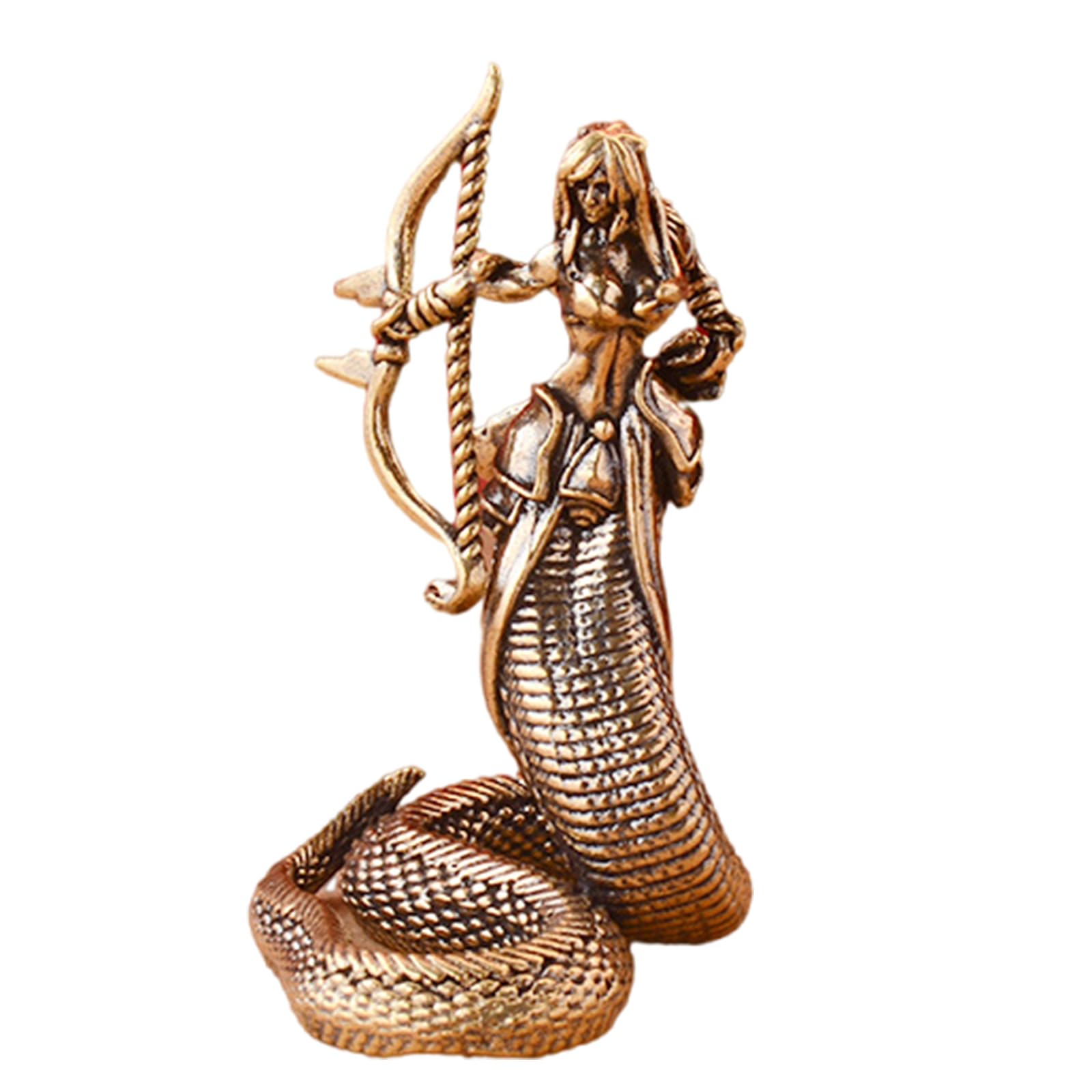 Avejjbaey Bath Medusa Gorgon Statue Figure Greek God Medusa Gorgon Sculpture Home Decor Collectible Gift