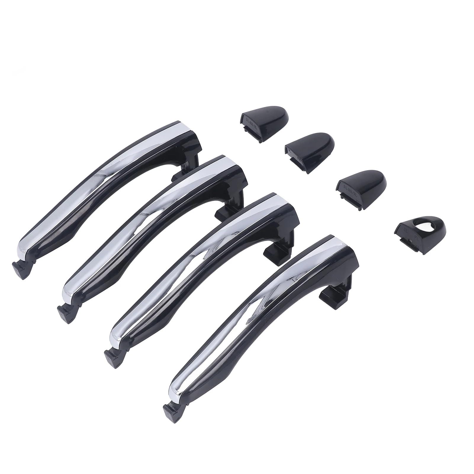 OUVECR for Hyundai for Azera for GLS SE for Limited Sedan 4pcs Outside Door Handle Car Exterior Accessories Replacement 82651‑3L000 Car Outer Door Handle