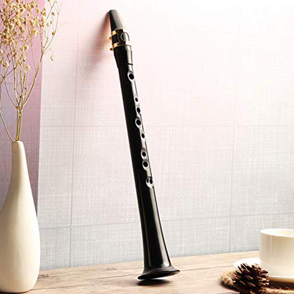 Mini sassofono tascabile, sax contralto, portatile, con 4 ance 8 cuscinetti dentali e borsa per il trasporto, strumento a fiato, adatto per principianti, facile da giocare