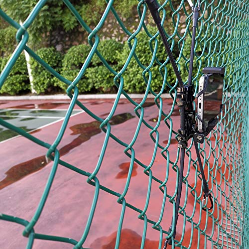 Image of Fencepro - Cell Phone Fence Mount /Camera Backstop Chain Link Mount for Gopro Action Camera and Smartphones - Your Baseball - Softball - Tennis Games Buddy