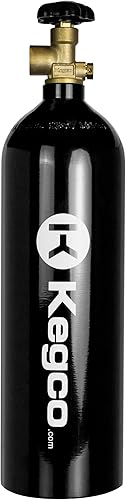 Kegco Tanque de nitrógeno ZXI22-580, 22 pies cúbicos, aluminio
