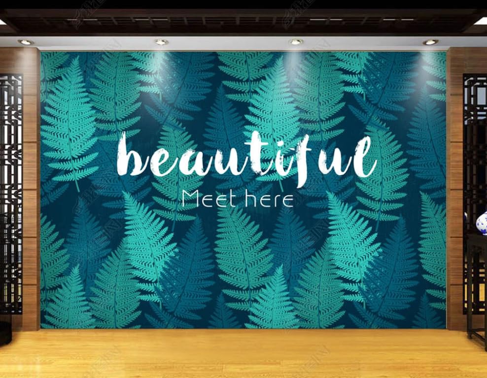 Papier peint intissé feuilles de bananier poster mural géant 150x105 cm pour salon