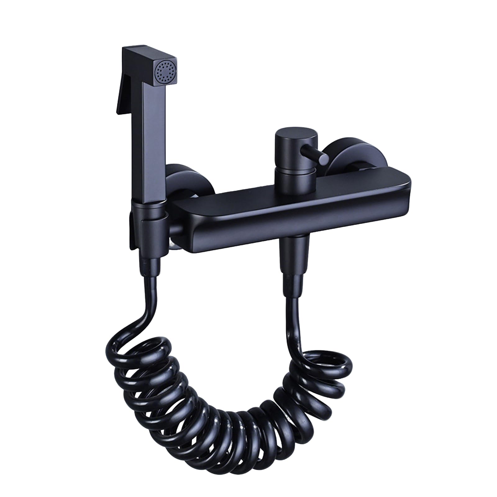 Yjyjy Black Wall Mounted Toilet Sprayer Handheld Bidet Sprayer For Toilet Portable For Personal Hygiene