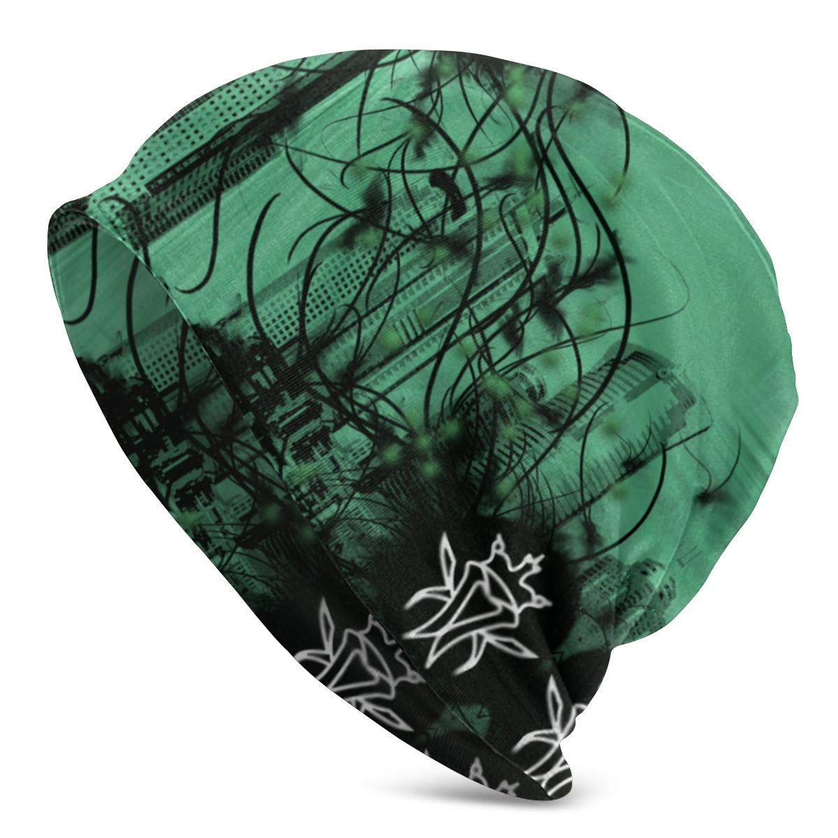 Kottonmouth-Kings Slouchy Beanie Hat for Men & Women Winter Hats Skull Cap Black