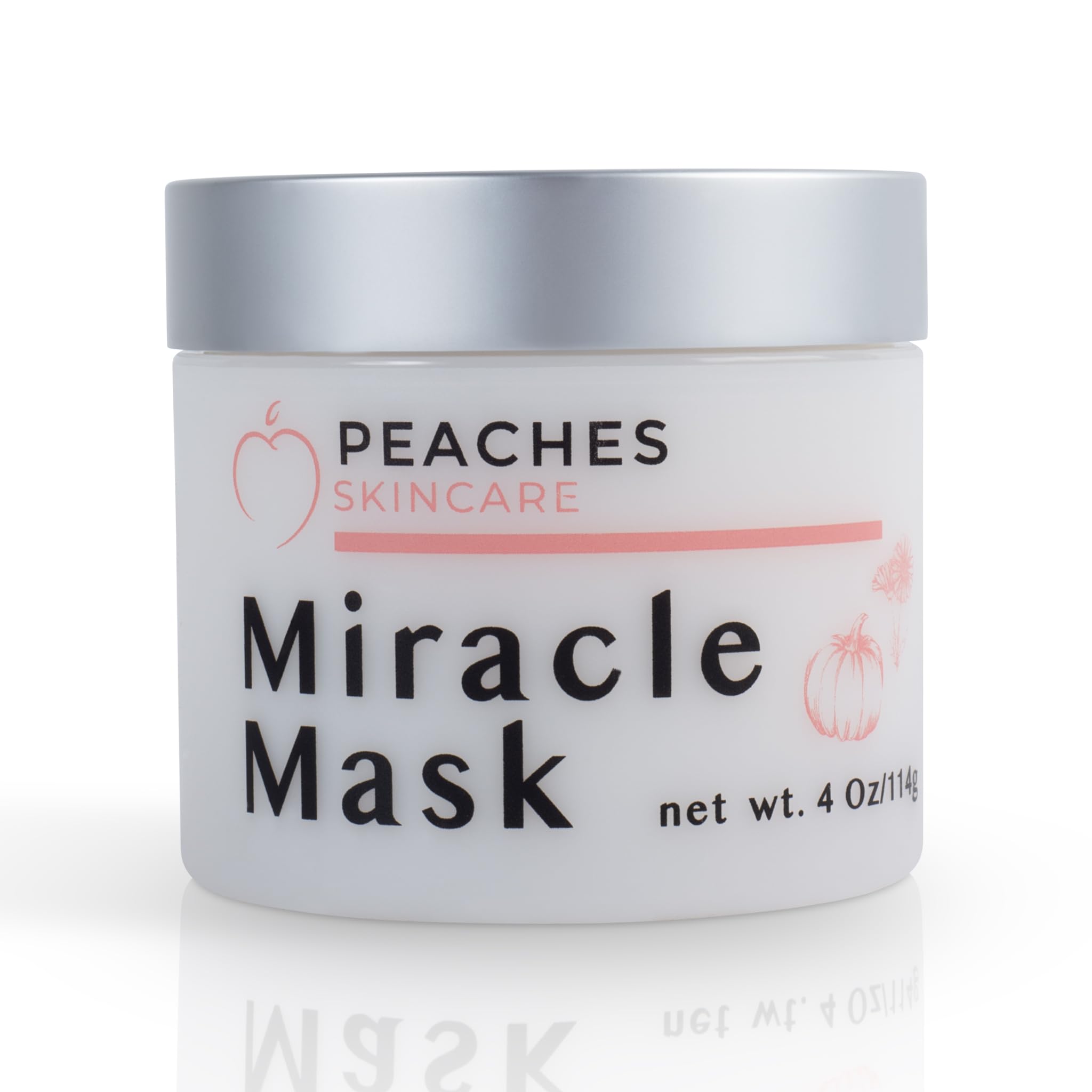 Hydrating Face Mask with Beeswax, Avocado Oil, Pumpkin, and More – Gently Removes Dead Skin Cells – Miracle Mask (1.7 oz)