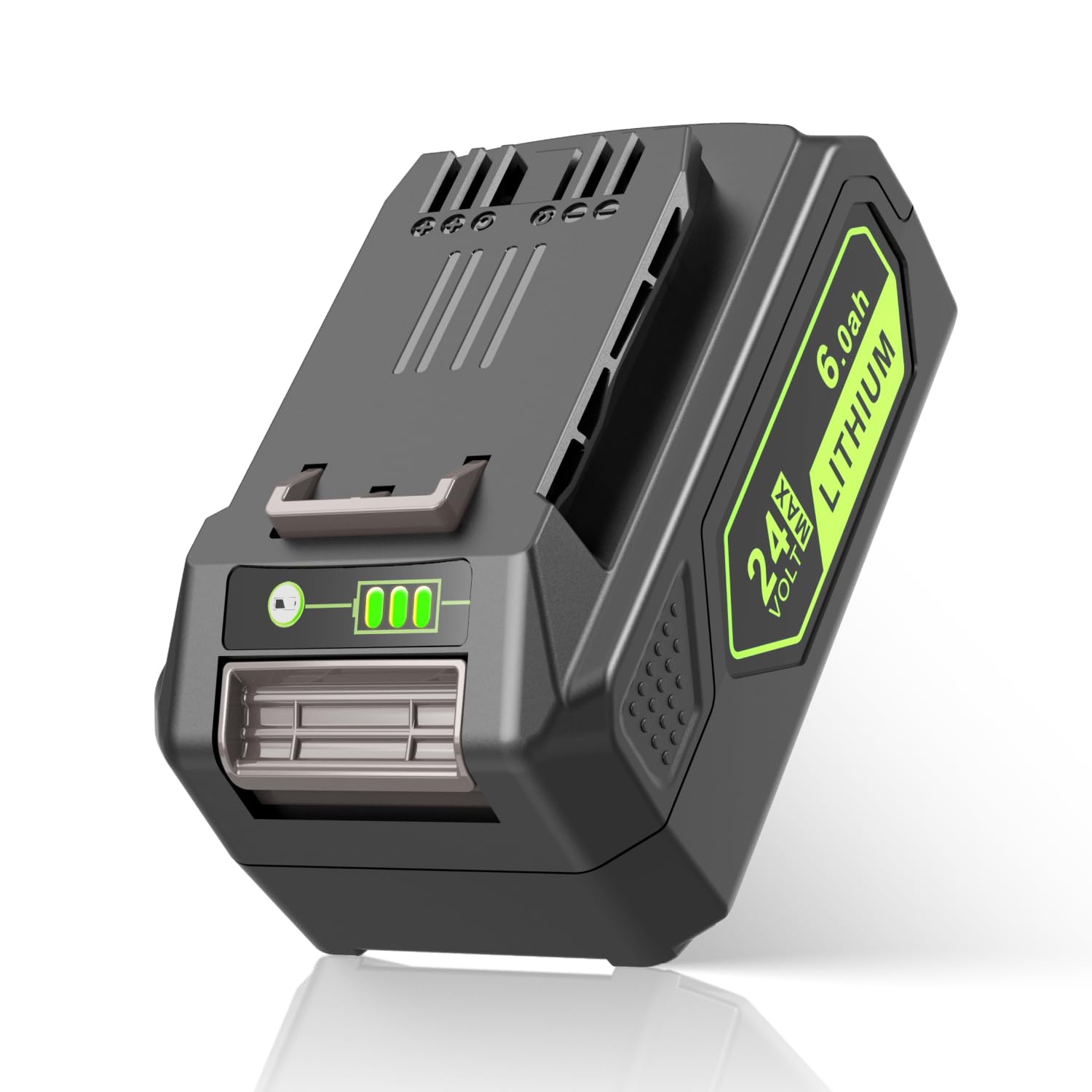 Zpubnor 24V 6.0Ah Replacement Battery for Greenworks 24 Volt Battery Lithium Lawn Mower 29842 29852 29322 LB24A020 Compatible with Greenworks 24V Cordless Tools