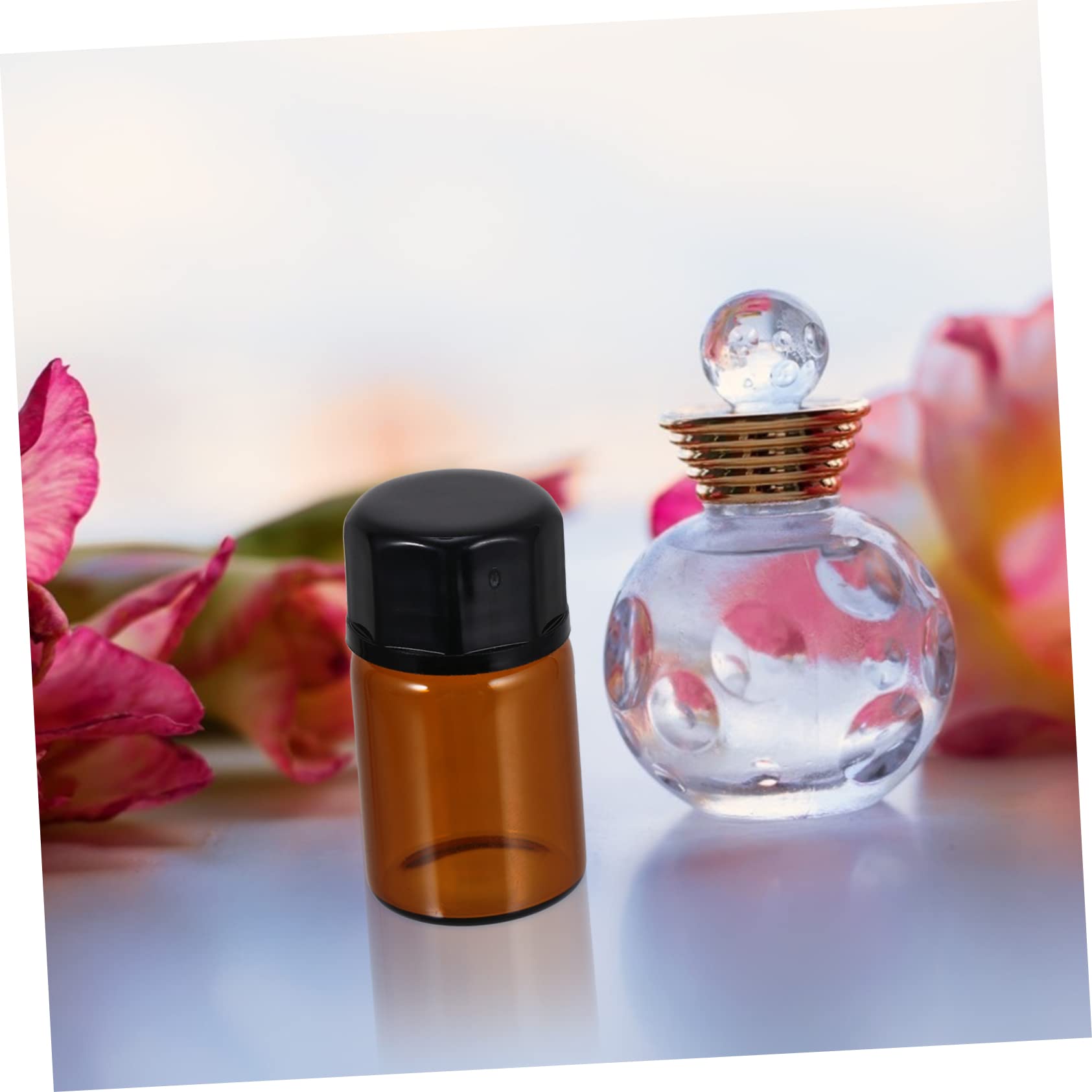 50piezas Frascos De Viaje para Cosméticos Dispensadores Recargables Botellas Prueba De Fugas para Lociones Aceites Esenciales Perfumes