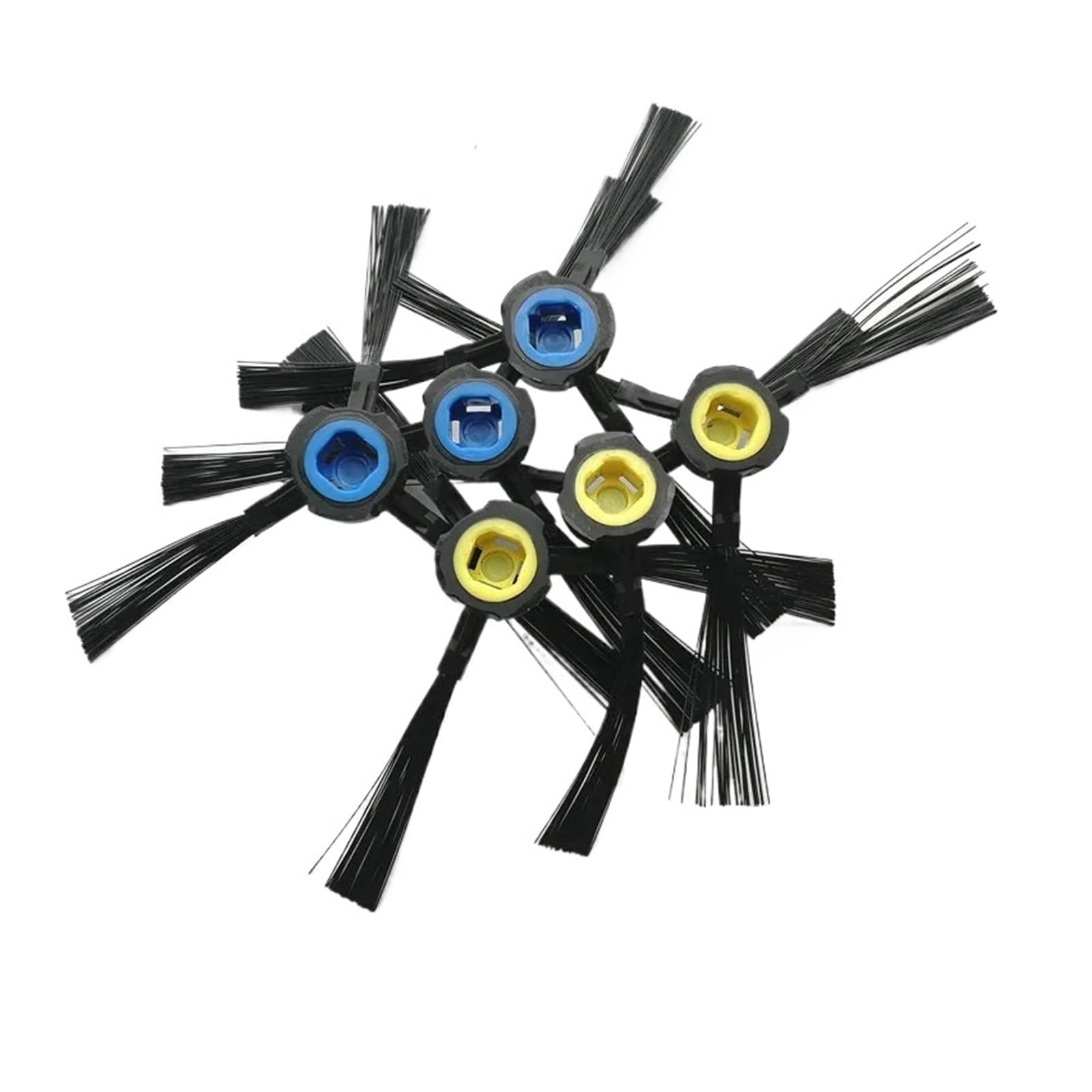 KKUWVEAMP Robot Vacuum Cleaner Side Brush ，Compatible For ILIFE ，T20s A20 ，Compatible For Polaris ，PVCR 0930 3600 3900 4000 G2 ，Vacuum Cleaner Accessory Replacement(8PCS)