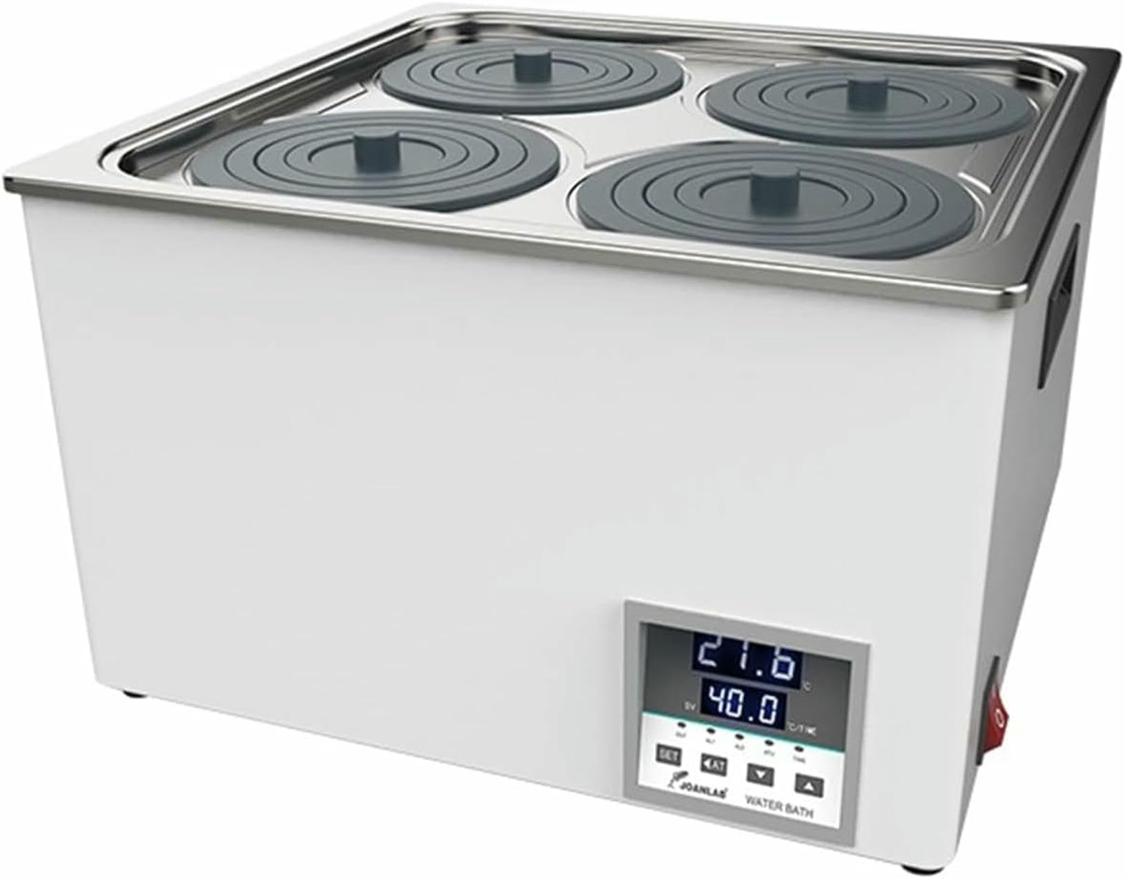 Baño María termostático Digital para Laboratorio, Calentador eléctrico para baño María, baño María de Laboratorio con Calentamiento científico, Revestimiento de Acero Inoxidable
