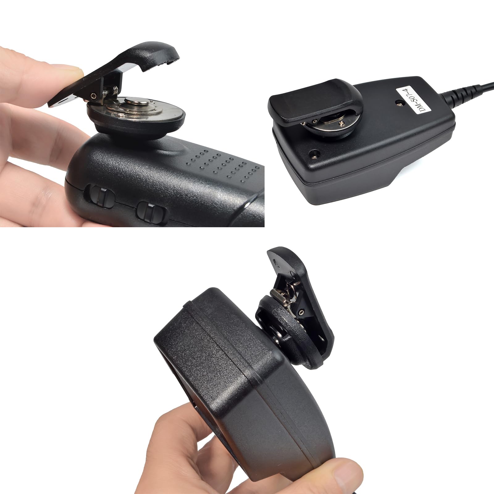 Supporto Per Microfono Radio CB UAYESOK - Con Adesivo 3M, Per Auto E Camion