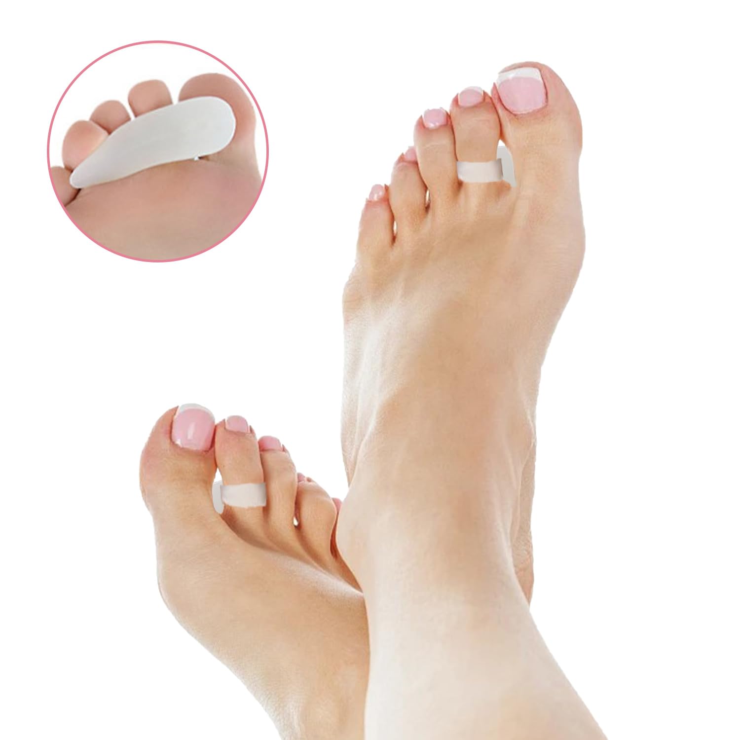 6 Paia Cuscinetti per Cresta per Dita a Martello in Gel, Tutore per la Correzione Delle Dita a Martello, Ridurre Il Dolore e Lattrito, Lavabile e Riutilizzabile, per Donne e Uomini