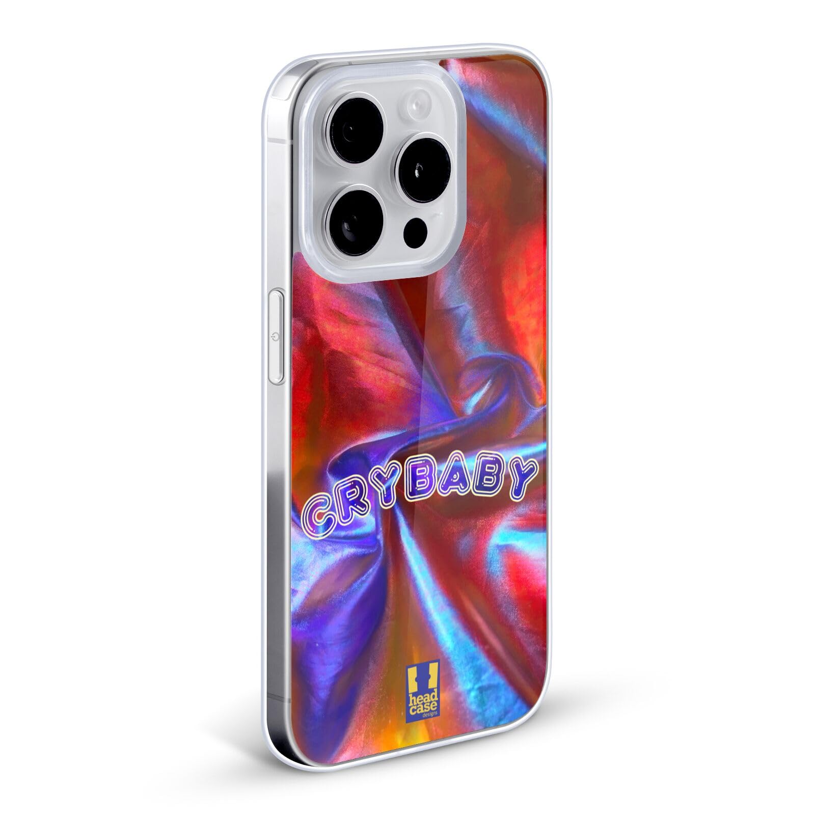 Amazon.com: Head Case Designs Crybaby Iridescent Typography Gel Case  [Military Grade Protection] Compatible with Apple iPhone X/iPhone Xs and  Compatible with MagSafe : Cell Phones & Accessories