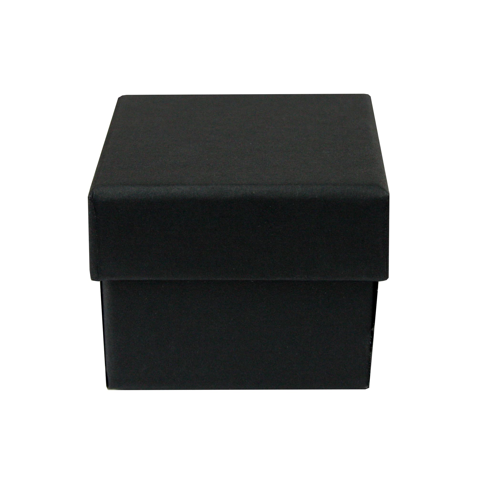 Emartbuy Set of 96 Black Square Cardboard Jewellery Ring Boxes, Gift Box for Anniversaries, Weddings, Birthdays Size - 5 cm x 5 cm x 4 cm