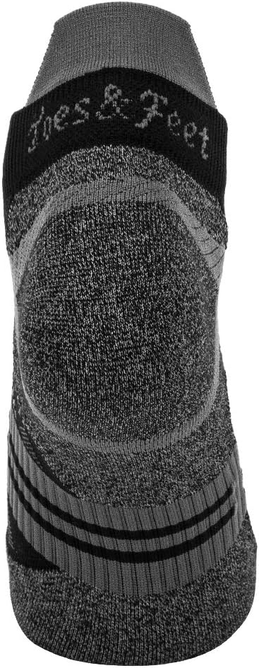 Toes&Feet Men's Anti Odor Thin Quick Dry Ankle Compression Running Socks - Image 4