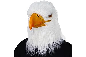 Full Head Realistic Bald Eagle Mask for Adults
