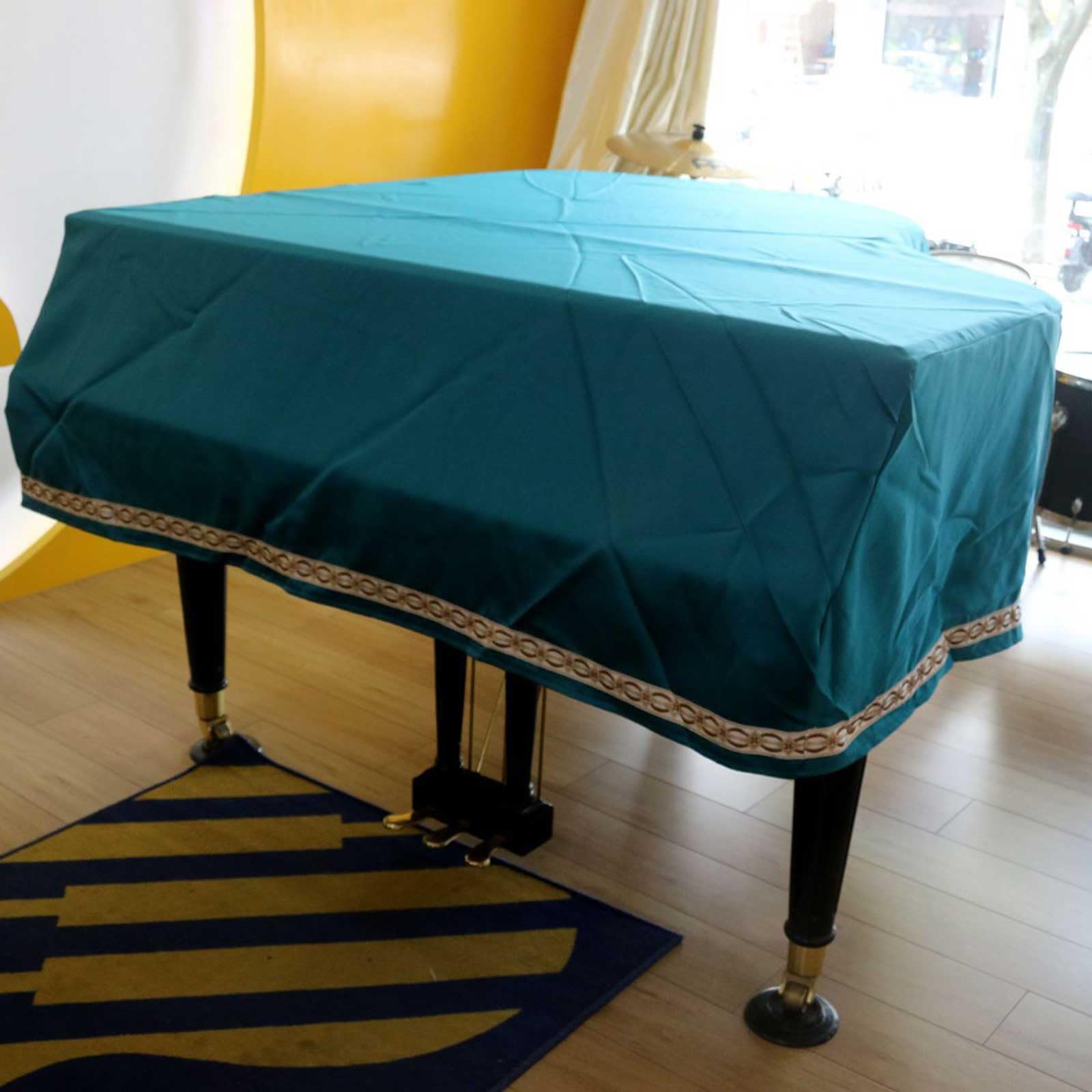Klavierabdeckung, Flügelabdeckung, Staubdichte Baby-Klavierabdeckung, Vollständige Klavierabdeckung, Weiche Dreieckige Schutzhülle/C/180Cm/71In