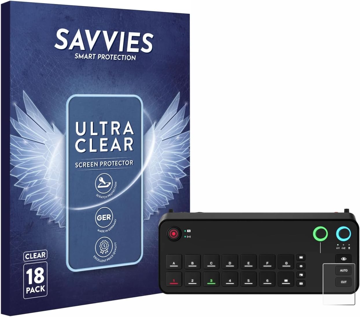 18 Pack Screen Protector Compatible with Rode Rodecaster Video Protection Film Clear