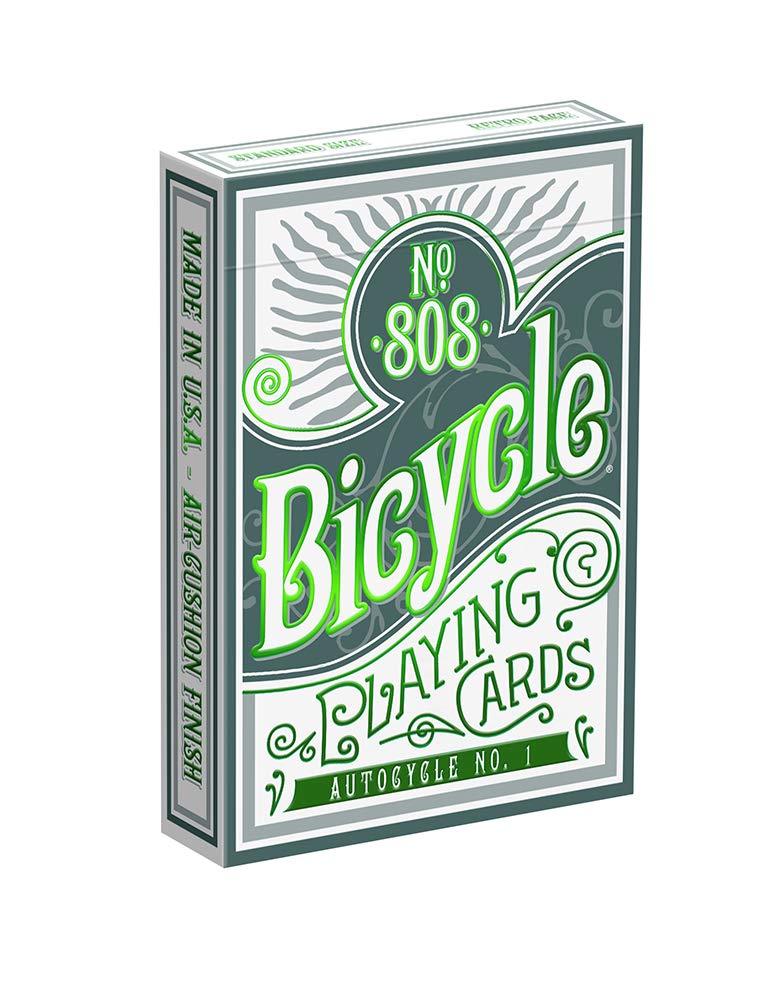 Bicycle Autocycle No. 1 Green Playing Cards — image 1