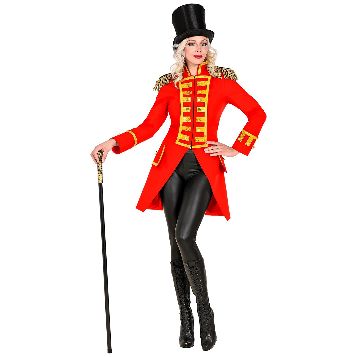 W WIDMANN MILANO Party Fashion - Traje de gala para mujer | Traje de gala para pirata, directora de circo, corista, estrella del rock, uniforme de la guardia y disfraces de carnaval