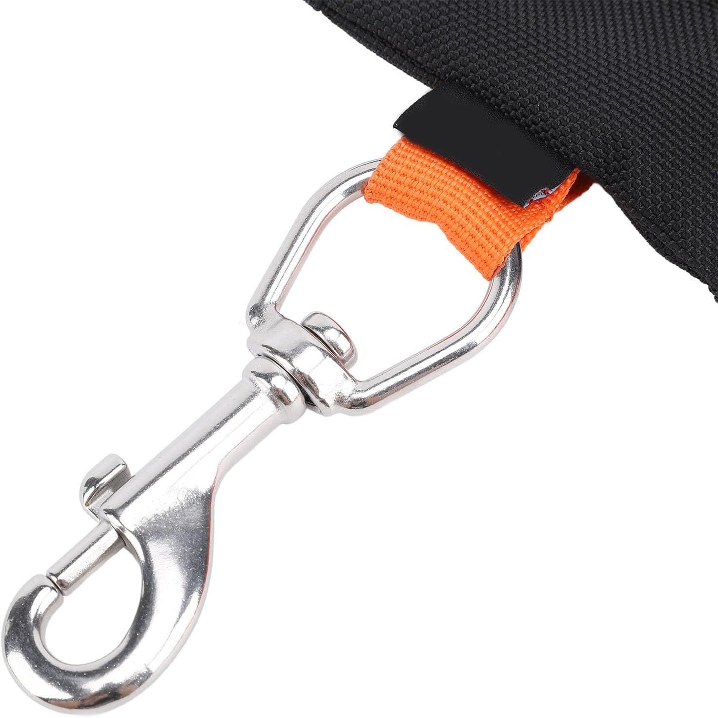 Diving Lanyard Nylon 2.6M, BCD Side Mount Safety Rope with Stainless Steel Buckle, Blue - Anti Lost Design, Durable, Secure Underwater Diving Gear