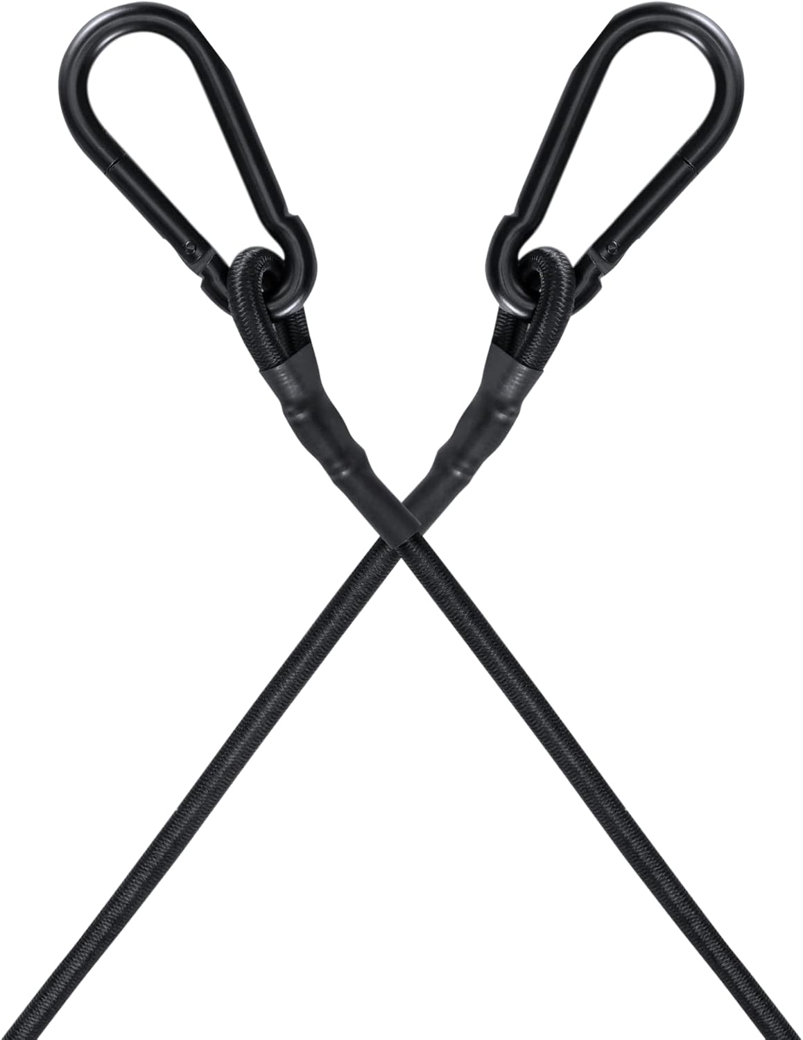 18'' Real Heavy Duty Carabiner Bungee Cords Outdoor with 190 Lbs Max