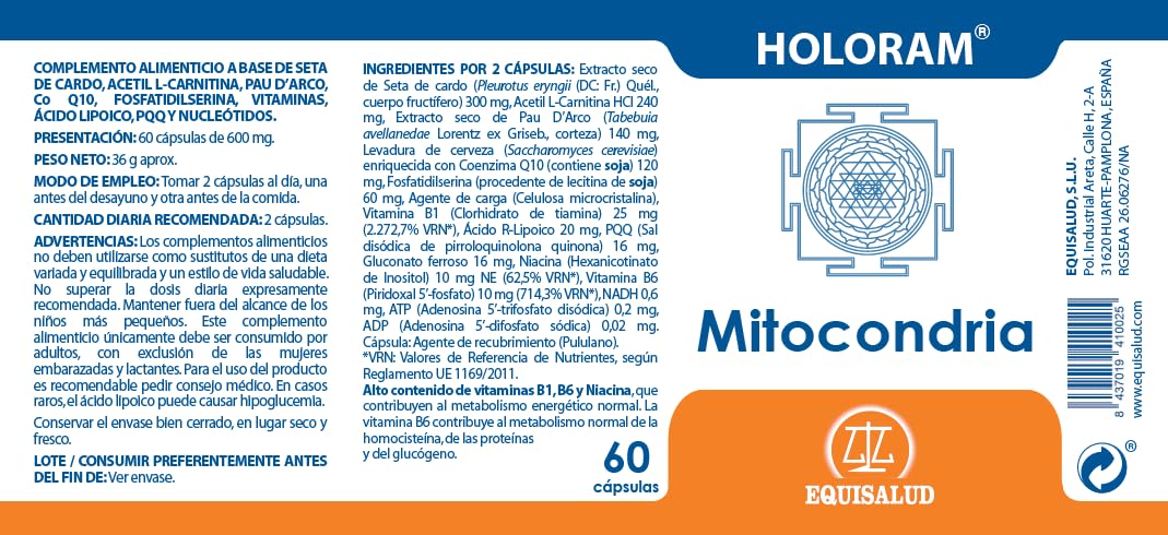EQUISALUD HOLORAM suplement diety w kapsułkach 60 kapsułek