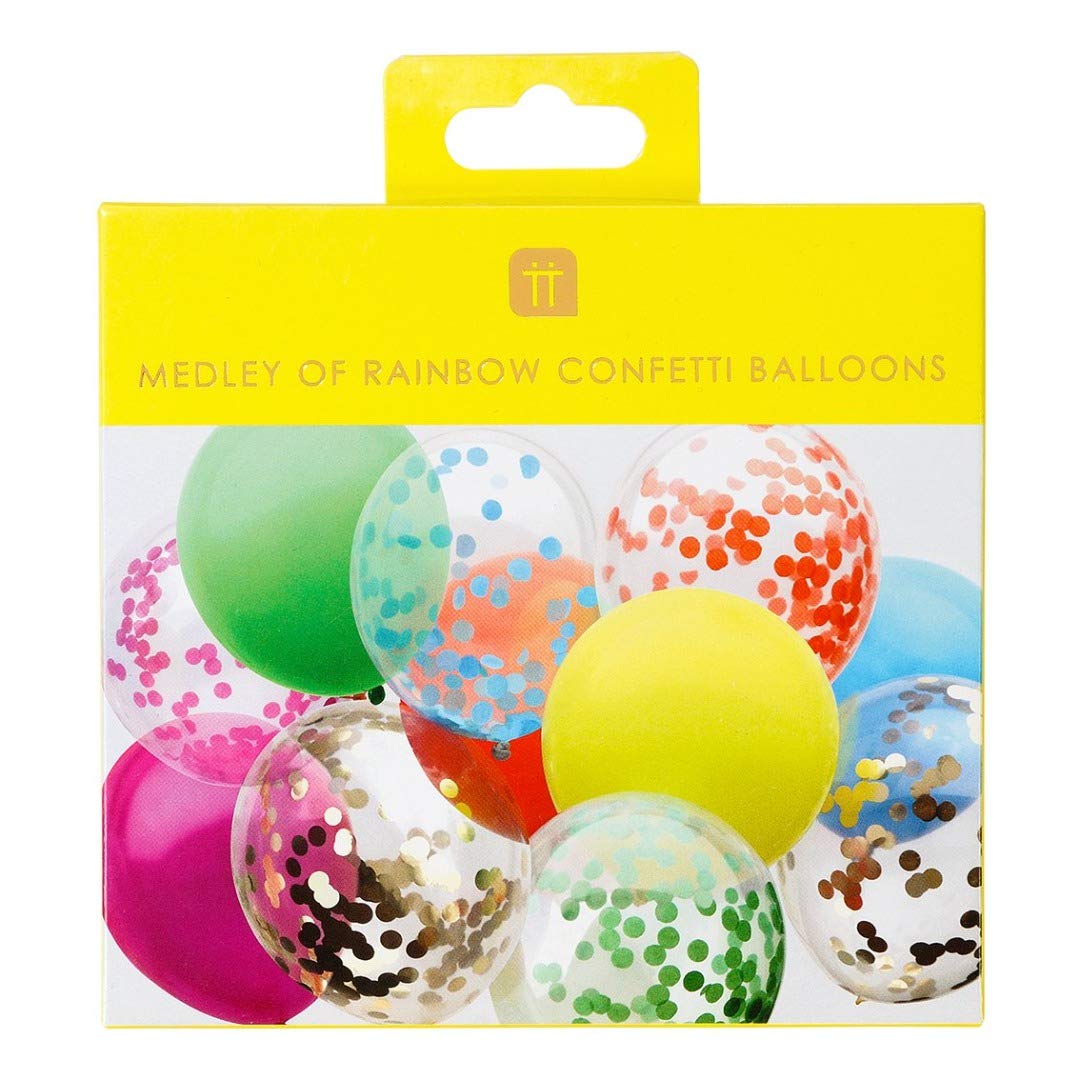 Talking Tables - Ghirlande Di Palloncini 3D Arcobaleno, 3 Pezzi Da 3 Metri L'una, Decorazioni Per Feste Di Compleanno Per Bambini E Adulti, Carta Colorata