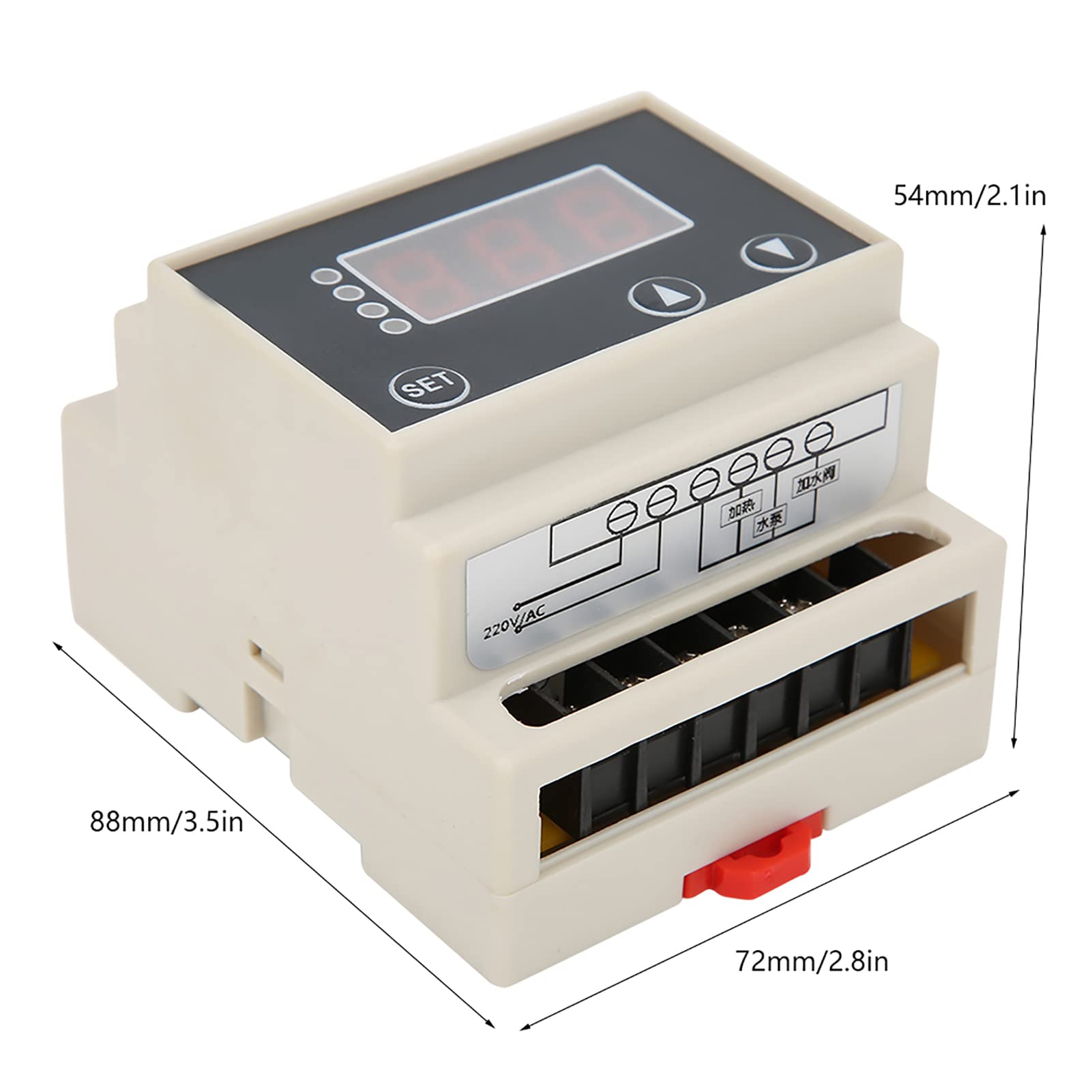 Thermostaat, Water/Vloerverwarming De Thermostaat Wandhangende Ketel Temperatuurregelaar Paneel Ac220v