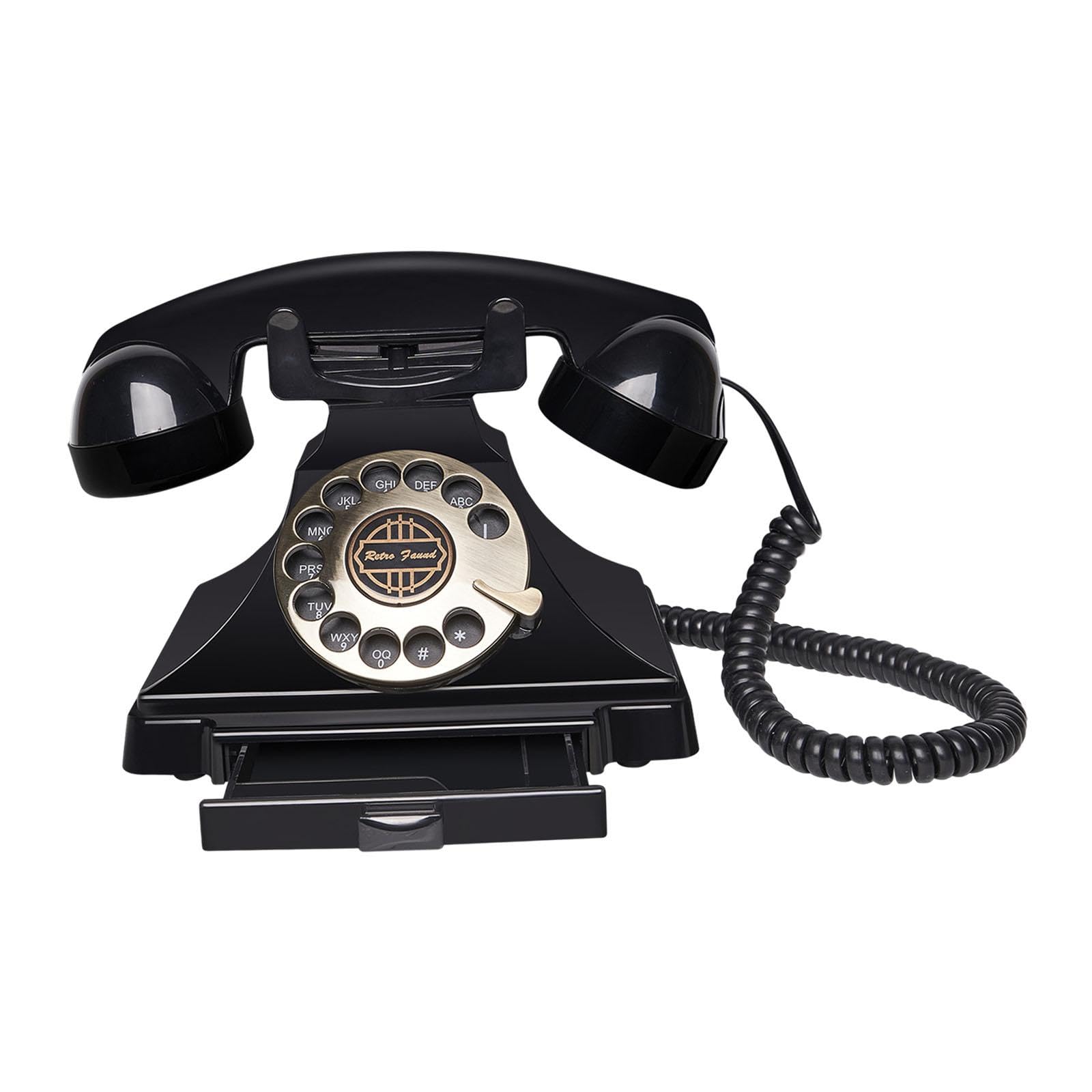 Audio Guest Book Phone Retro Design for Wedding Retirement Party Anniversary White-picture-22