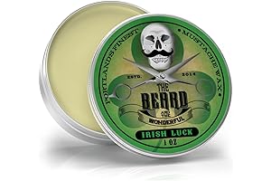 Firehouse Mustache Wax for Men with Strong Hold and Growth-Promoting Formula