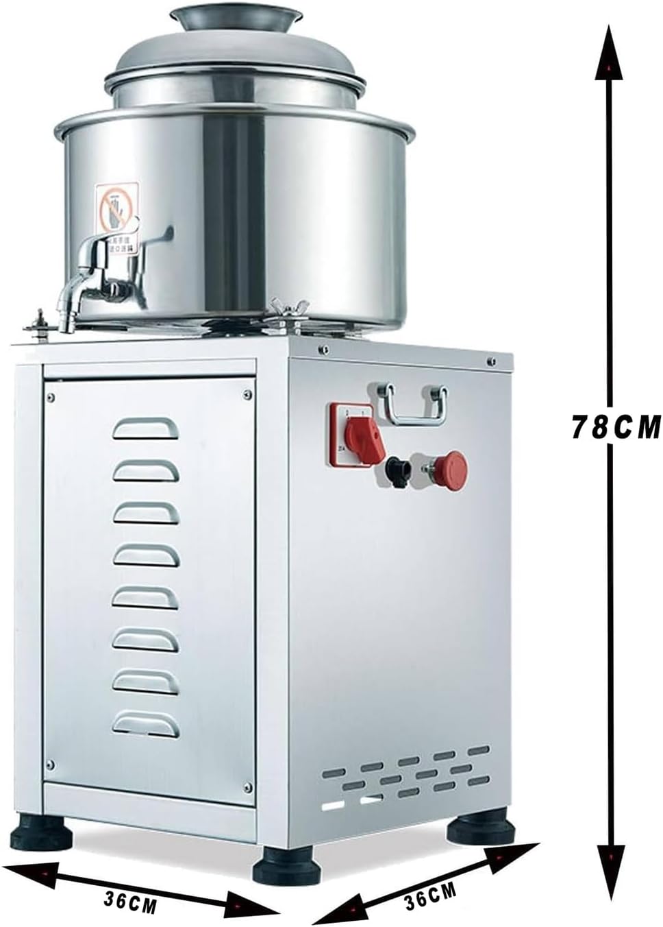 1500W Electric Meatball Mincer & Food Processor with 2 Blades | Commercial Meatball Maker | Heavy-Duty Meat Beater Machine for Efficient Meat Grinding