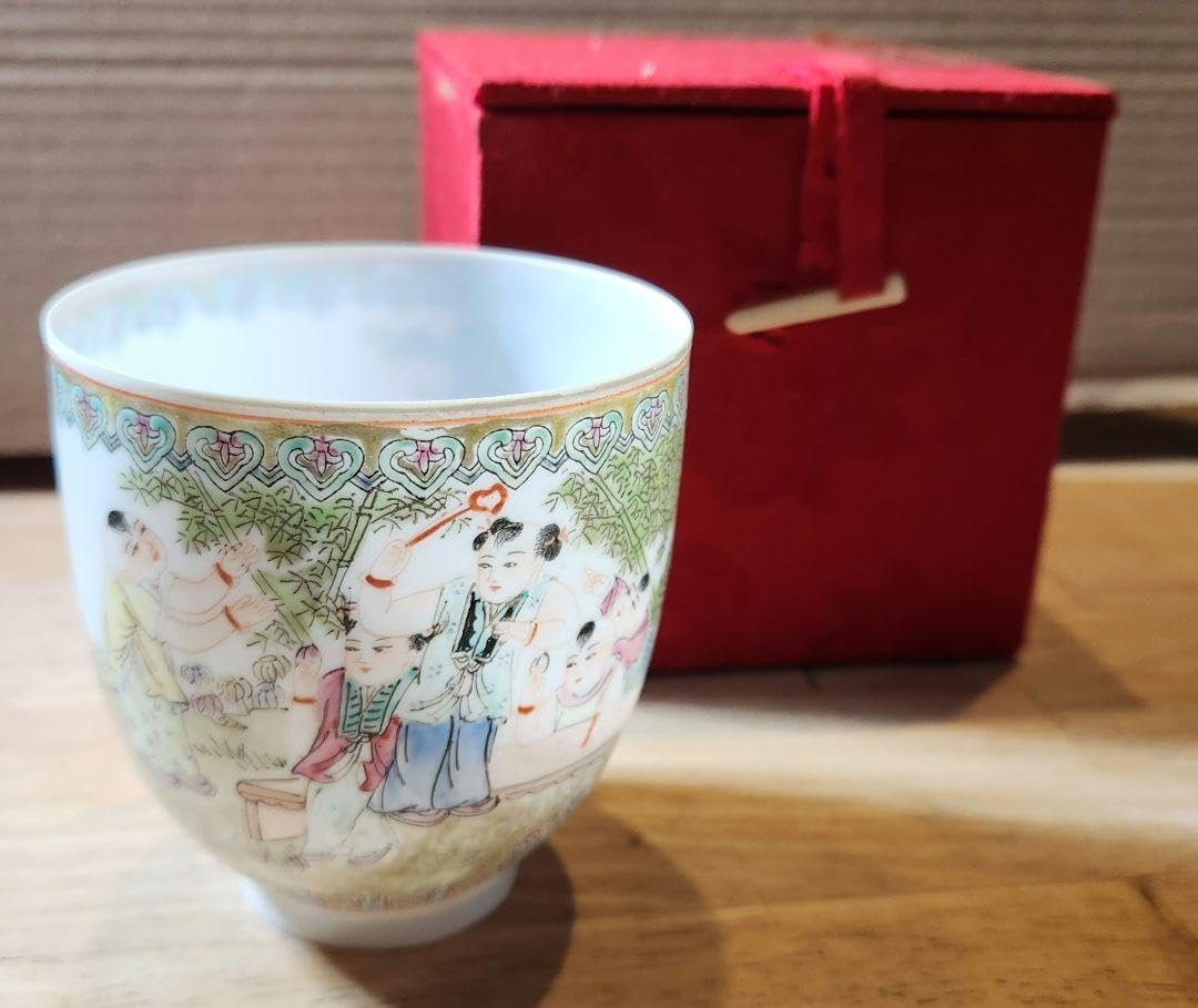 Amazon.co.jp: 中国 茶器 景徳鎮 薄胎磁 湯呑 酒杯 酒器 : ホーム 