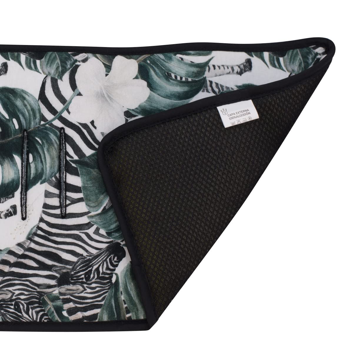 JYOKO KIDS Materasso per passeggino gemellare in cotone (Zebra)