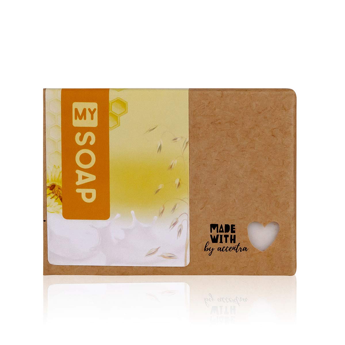 accentra My Soap Natural Exfoliating Soap By Accentra, Sheep'S Milk Soap, Solid Soap, 100% Natural, Natural Exfoliation, Handmade In Germany, Without Plastic, Almond Fragrance