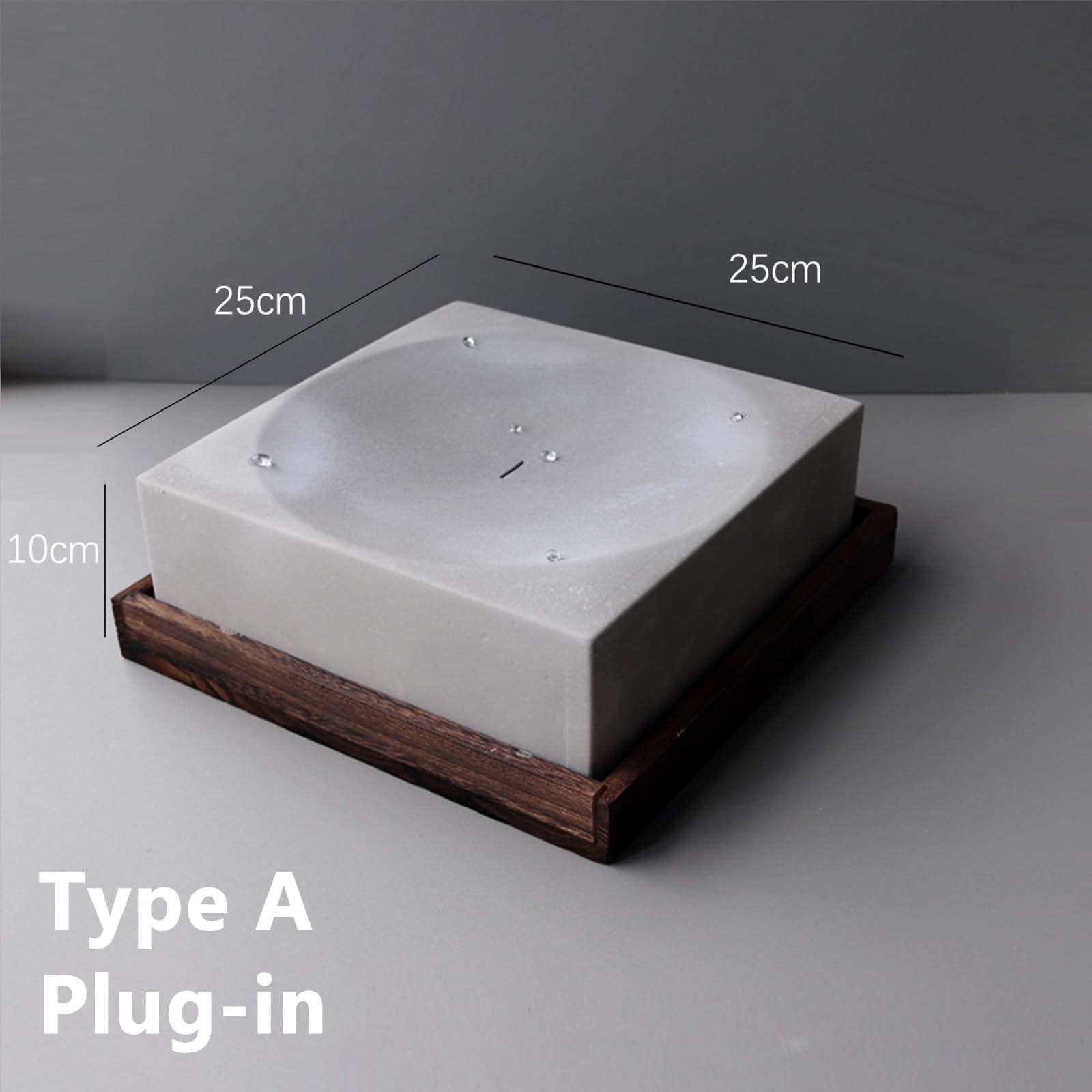 Automatisches Katzenspielzeug mit Wassertropfen, elektrischer Katzenspielzeug, Moderne Skulptur fließenden Wassers, für Wohnungskatzen und Hunde, Büro, Wohnzimmer (A Plug in)