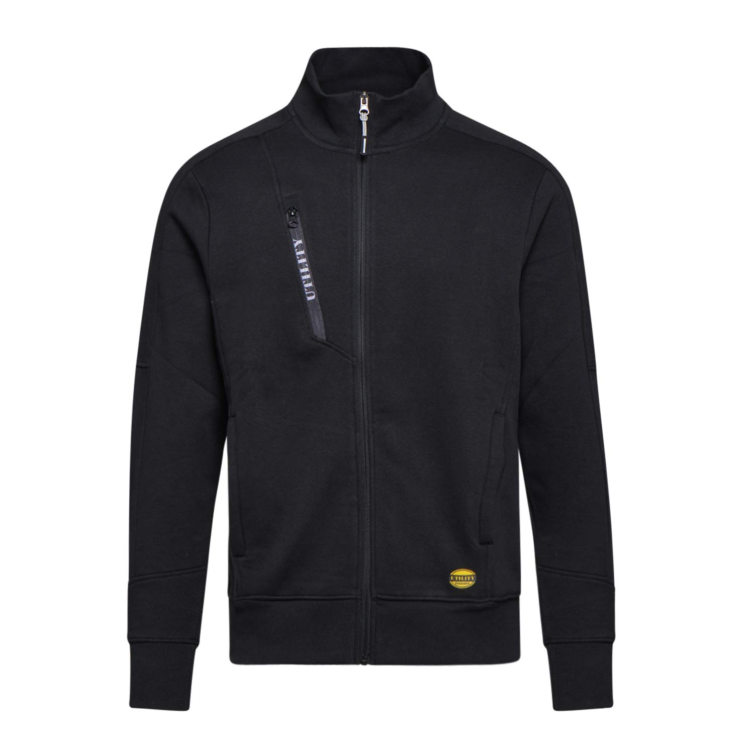 Diadora Felpa & Shirt Sweatshirt FZ LITEWORK, Taglia M, Nero, M