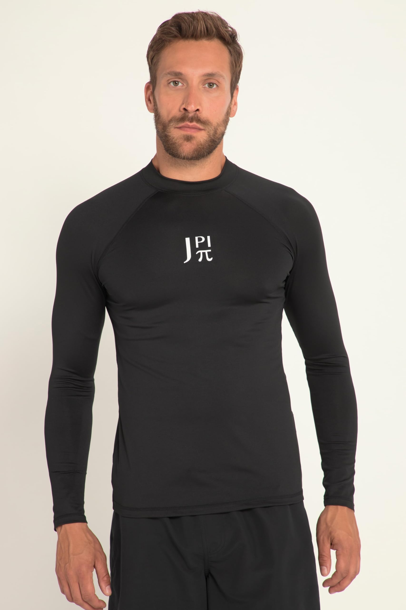 JAY-PI T-Shirt de Bain Manches Longues, col Montant et Protection UV Noir 7XL 813063100-7XL