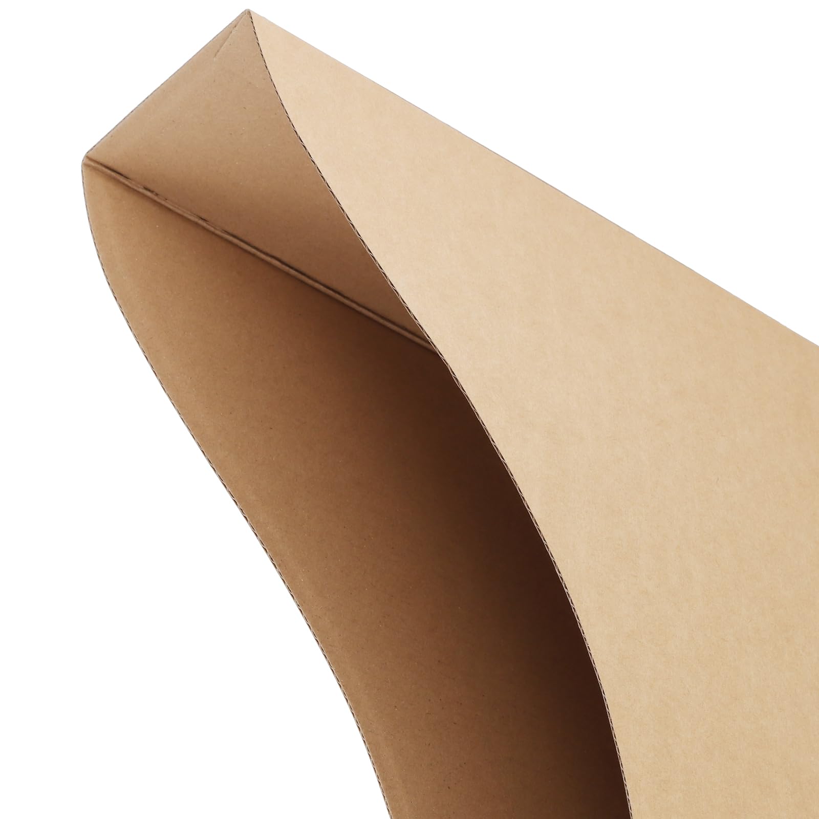 PINGEUI Lot de 24 porte-revues en carton avec étiquettes pour l'école, le dortoir, le bureau et la maison, 27 x 26 x 9 cm, marron