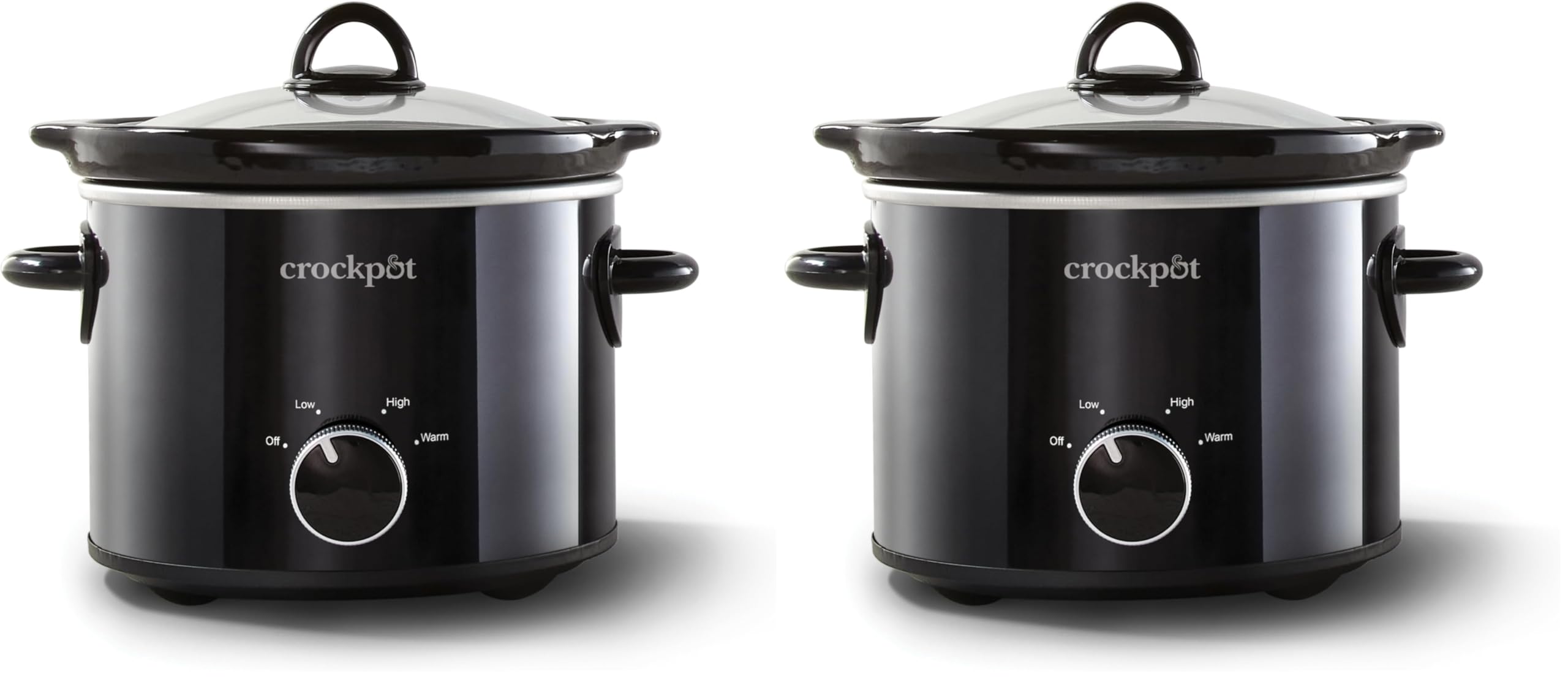 Crock-Pot 2-Quart Manual Slow Cooker, Feeds 2+ People, Great for Small Meals, Dips, & Sides
