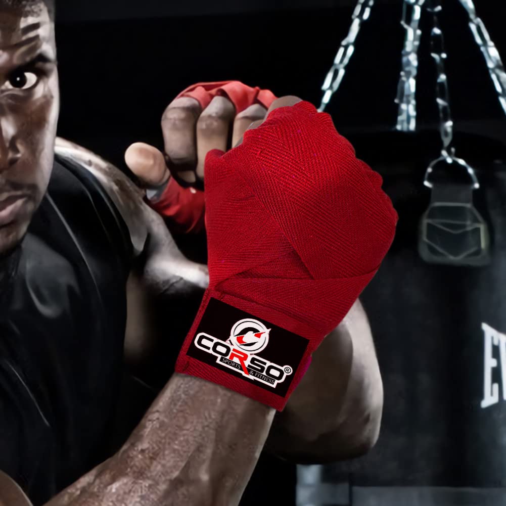 See full amazon price history chart for CORSO Elastic Cotton Hand Wraps/Fist Protector/Hand, Wrist & Knuckle Protection for Boxing & Punching - Great for MMA, Muay Thai, Kickboxing, Martial Arts Training (RED) CORSO Elastic Cotton Hand Wraps/Fist Protector/Hand, Wrist & Knuckle Protection for Boxing & Punching - Great for MMA, Muay Thai, Kickboxing, Martial Arts Training (RED) (B09MKVNKKQ) Amazon Price History, Amazon Price Tracker
