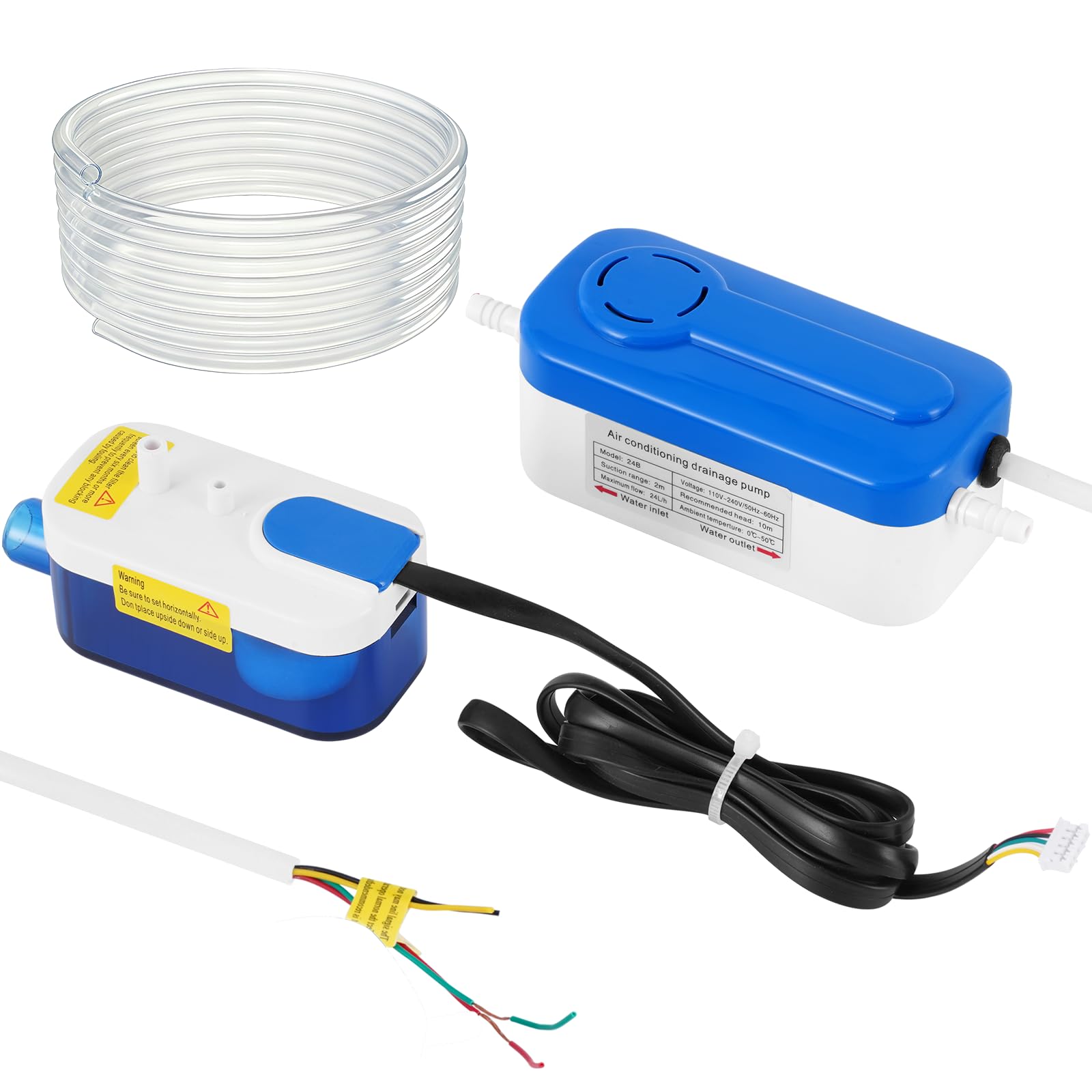 BAOSHISHAN Pompe à condensat 24L/H Mini pompe à condensat split avec une capacité d'eau de 60ML pour climatisation 5KW