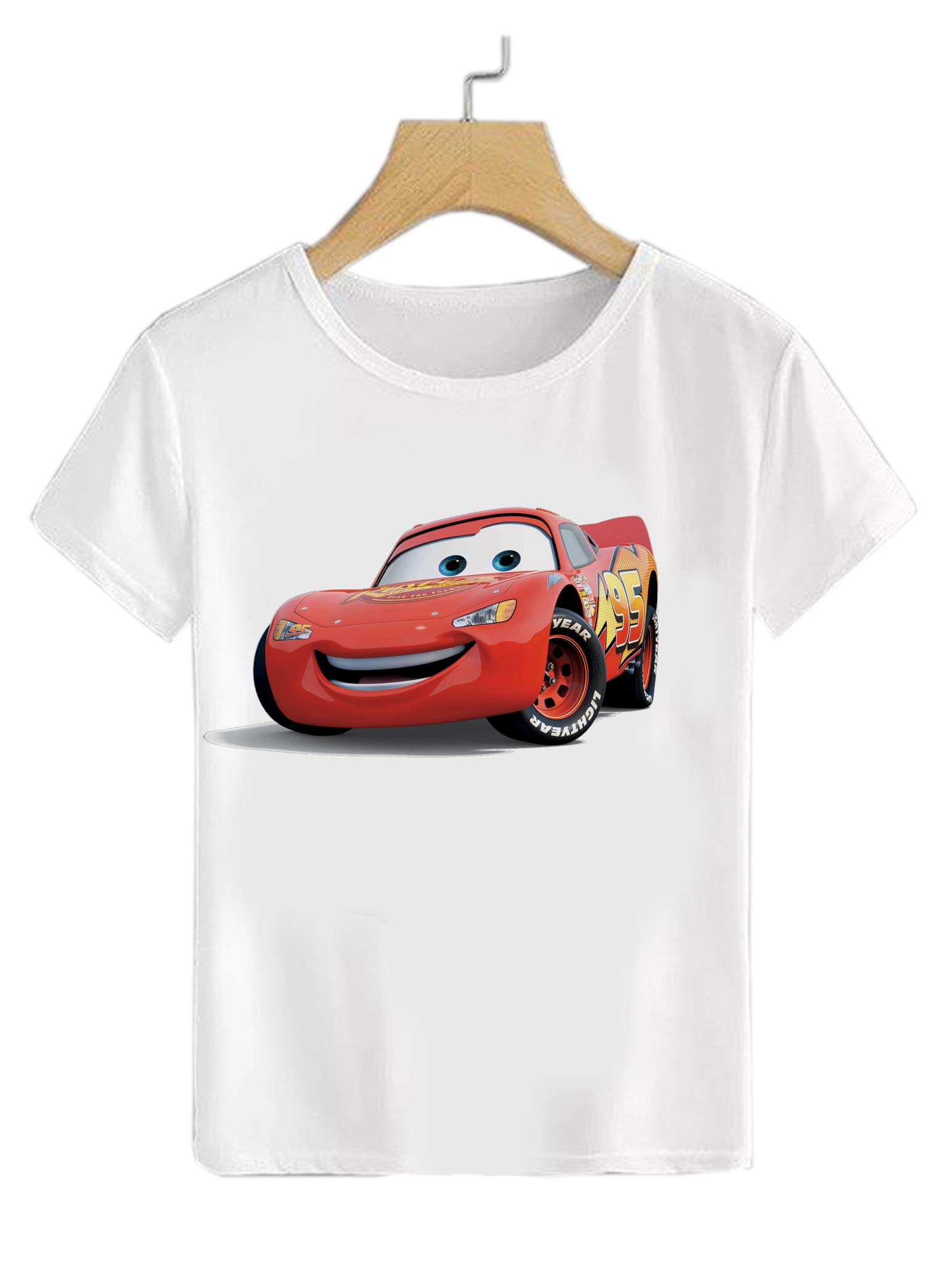 Cars 2 Graphic T Shirt for Boys/Kids with Comfortable Polyester Fabric. Size from 2 Years to 14 Years