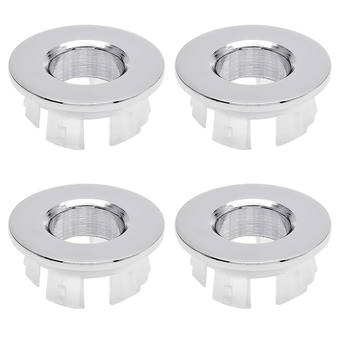4 Pezzi Troppo Pieno,Tappo Troppo Pieno Lavandino Bagno In Rame, Anelli Di Troppo Pieno,Copertura Rotonda Di Troppo Pieno, Anello Di Troppopieno