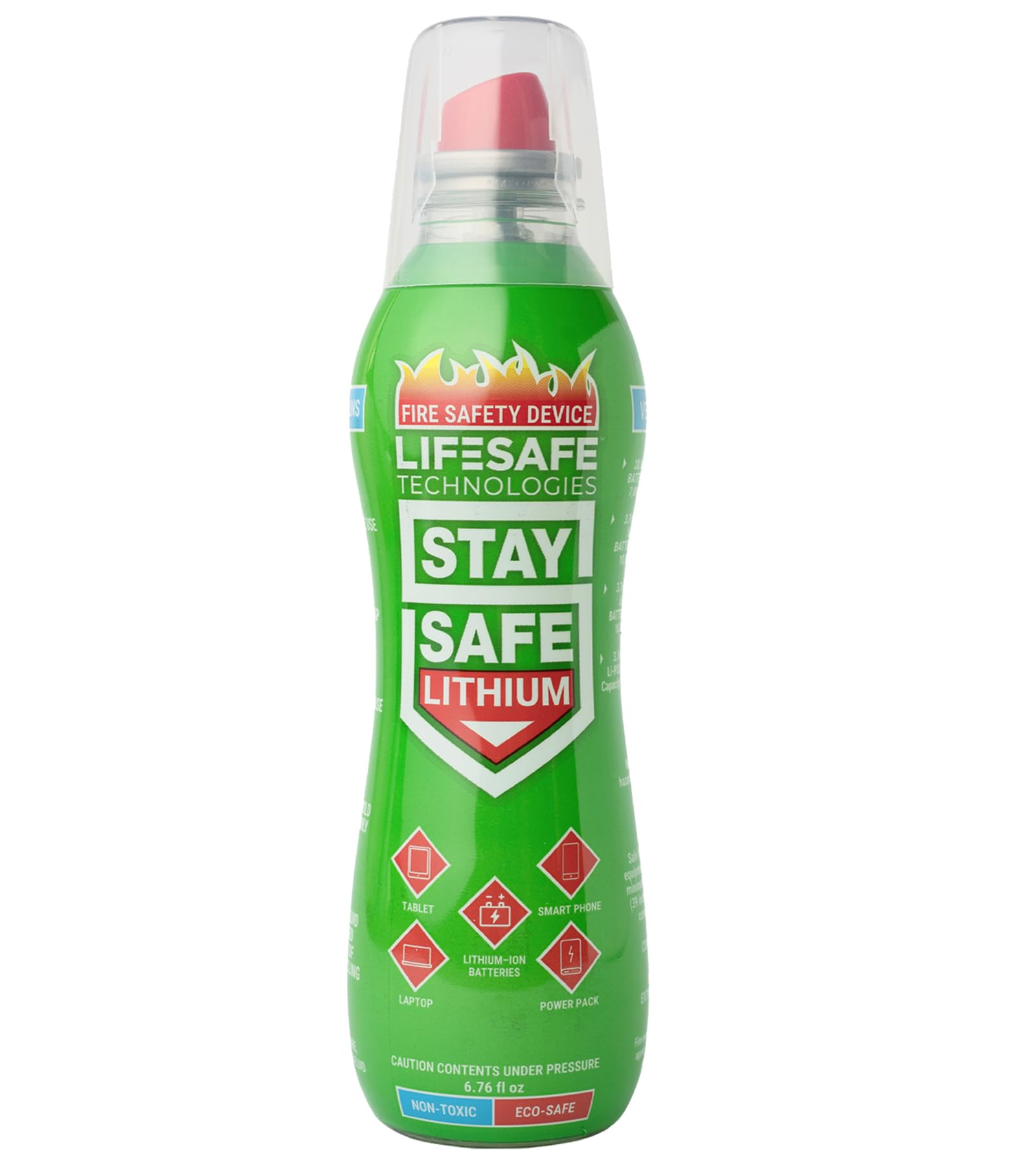 StaySafe Lithium Fire Extinguishing Spray By LifeSafe Technologies