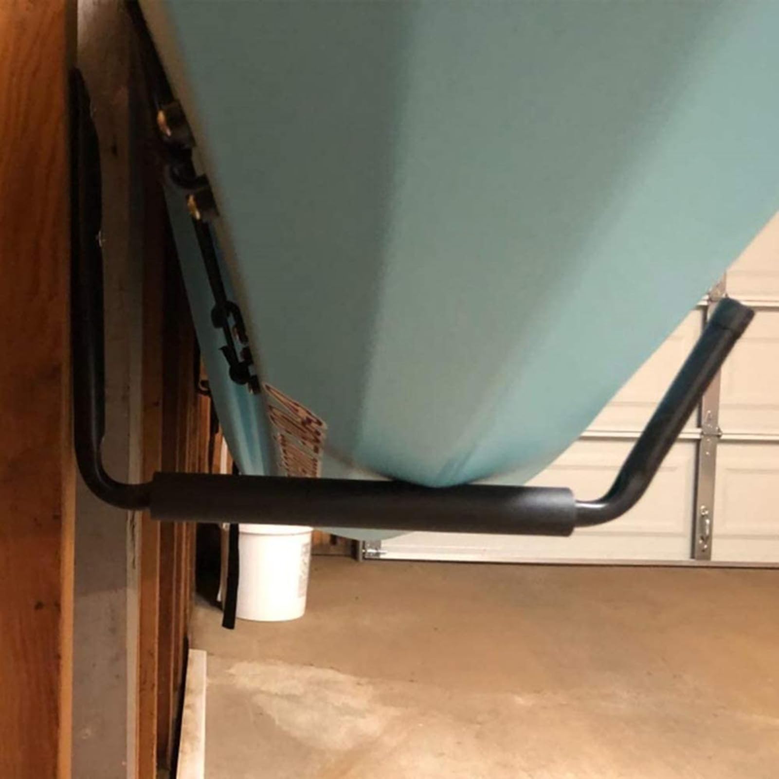 Rack de Kayak montado en la Pared, Soporte de Pared de Kayak, Estante de Almacenamiento de Kayak de Metal, 4X Ganchos de Pared de Garaje, Perchas de Canoa de Servicio Pesado para el balcón