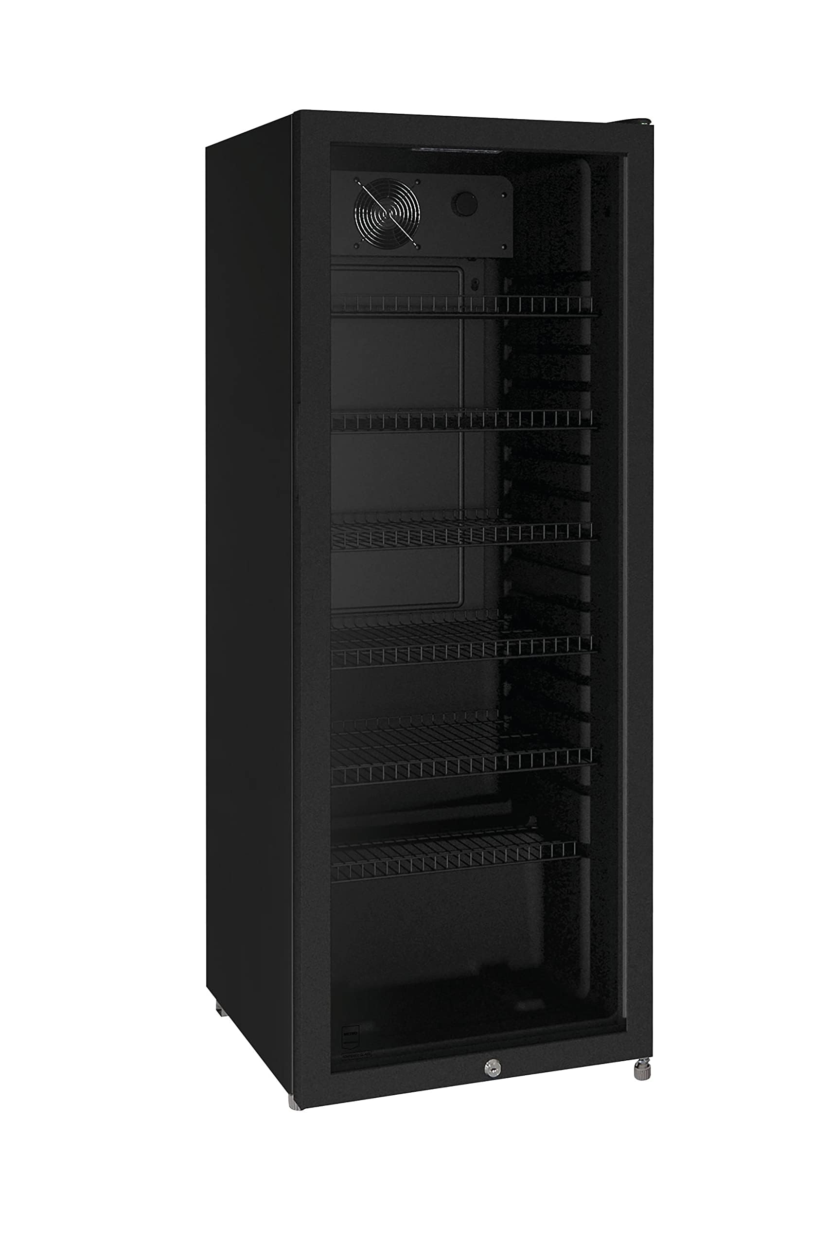 METRO Professional Réfrigérateur à Boissons GSC4240B, 237 L, 110 W, Métal/Verre, 54 x 54.5 x 139.5 cm, Noir
