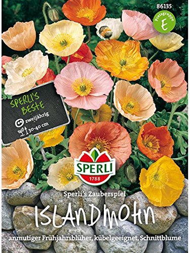 Preisvergleich Produktbild Sperli Blumensamen Islandmohn Zauberspiel, grün