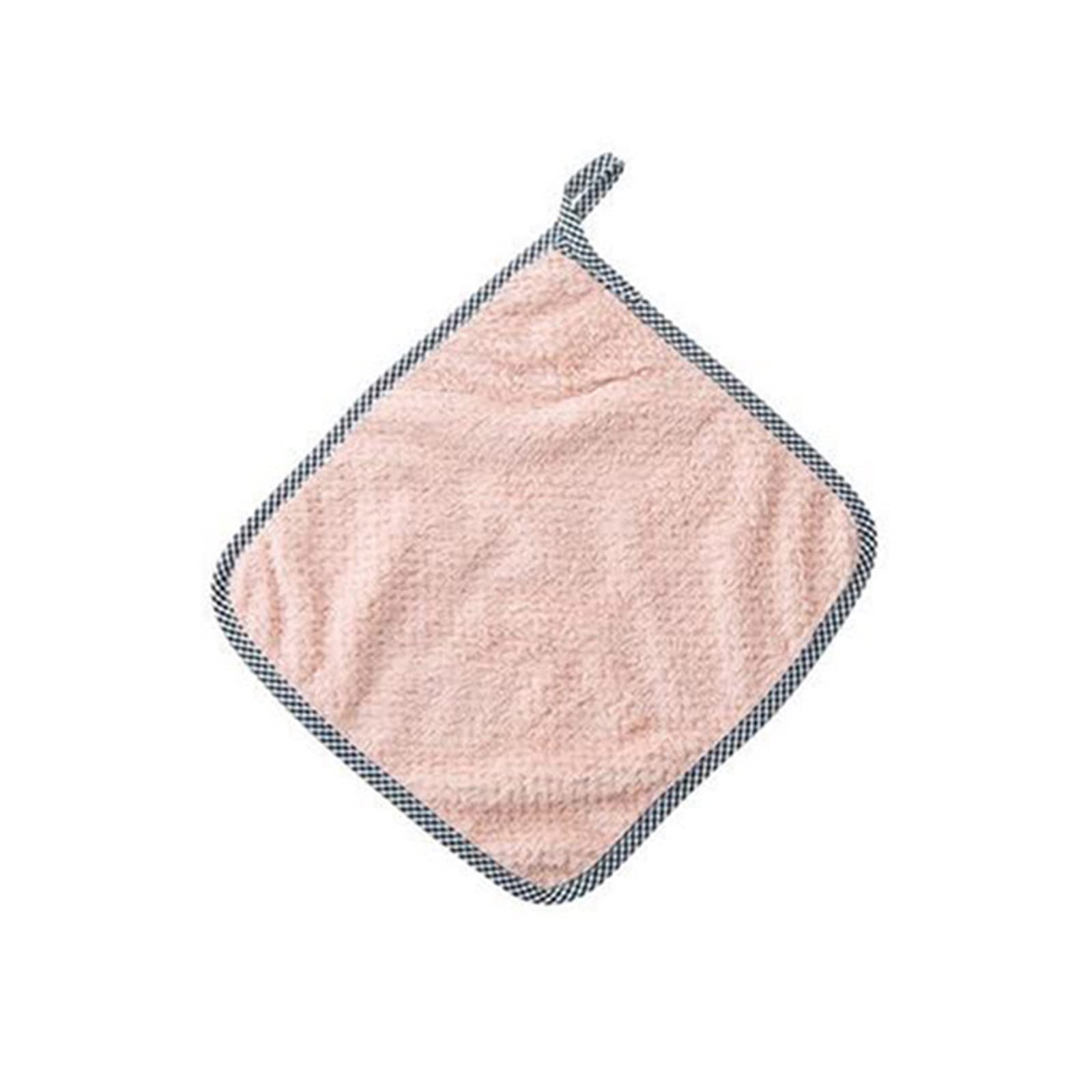 Paños de baño súper absorbentes Paños de Cocina Paños de Limpieza de Microfibra Suave Paños de Cocina antiadherentes Trapos de Cocina para el hogar Toalla de Cocina (Naranja) (Naranja)
