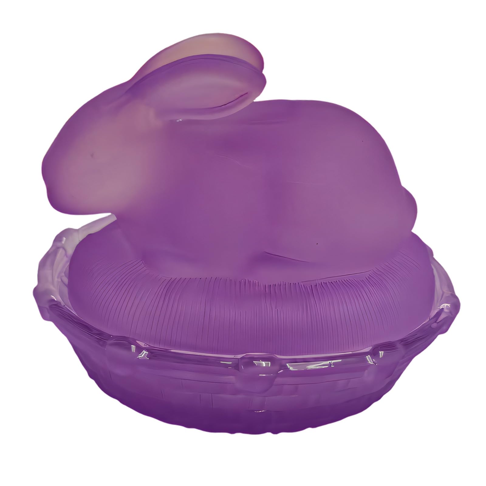 alloneslife Animal Candy Storing Box Glass Container Jar for Sweet Storage and Tabletop Decoration Artistic Ornament Cookie Storage Bowl